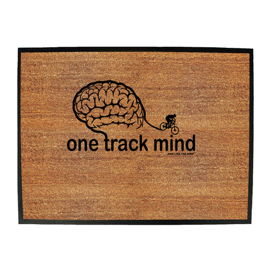 Rltw One Track Mind Bike - Funny Novelty Doormat