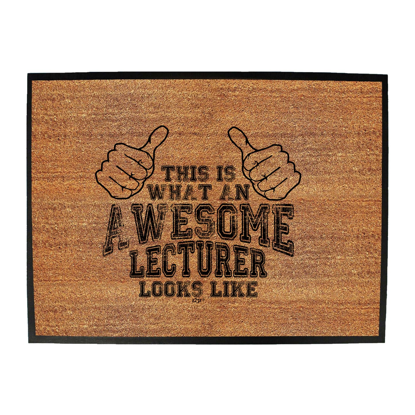 This Is What Awesome Lecturer - Funny Novelty Doormat