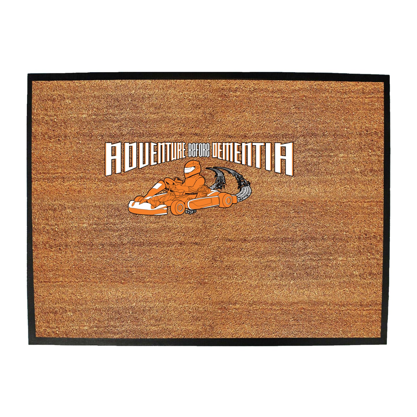 Go Kart Adventure Before - Funny Novelty Doormat