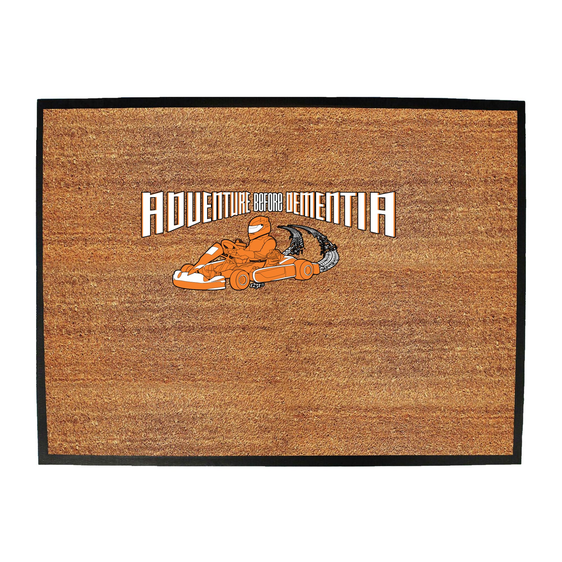 Go Kart Adventure Before - Funny Novelty Doormat