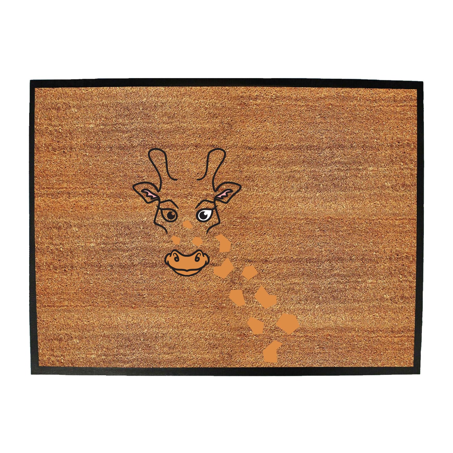 Giraffe Animal Face Ani Mates - Funny Novelty Doormat