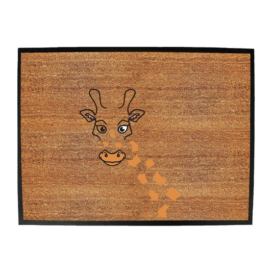 Giraffe Animal Face Ani Mates - Funny Novelty Doormat