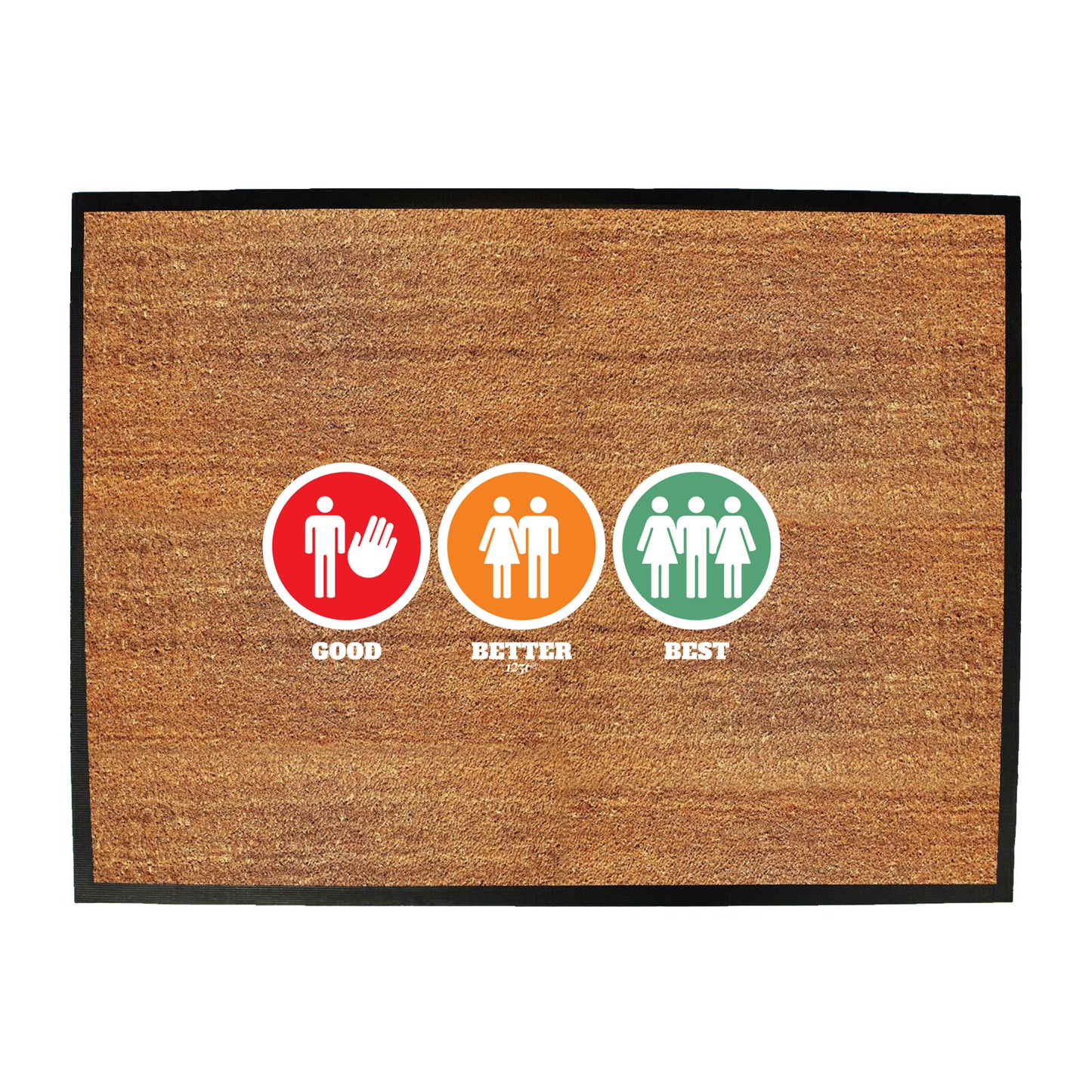 Good Better Best Rude - Funny Novelty Doormat