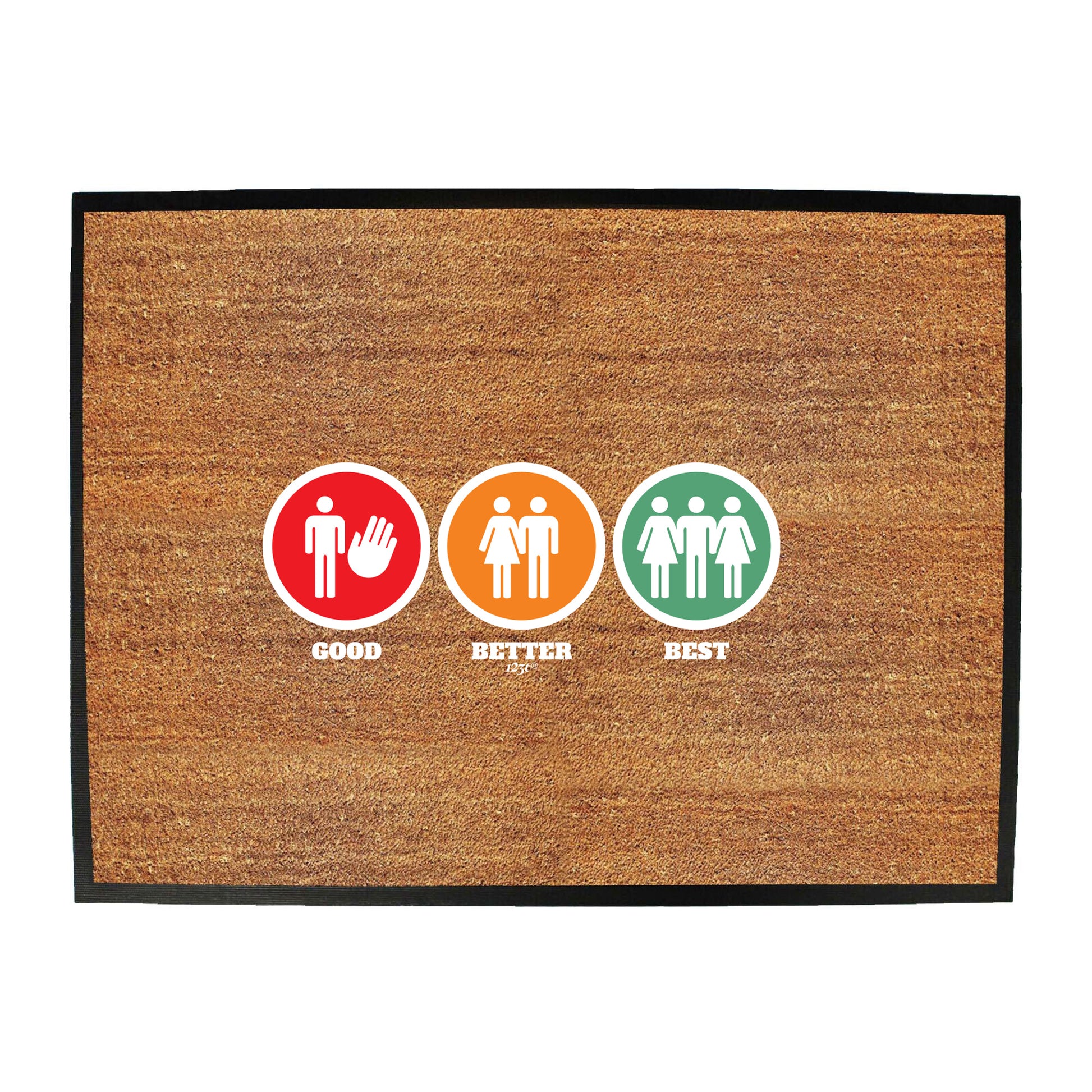 Good Better Best Rude - Funny Novelty Doormat