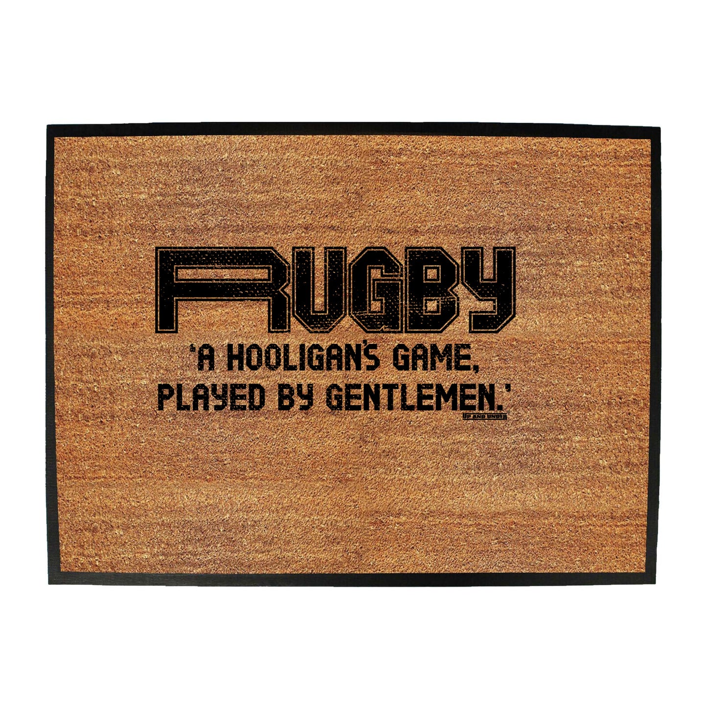 Uau Rugby Hooligans Game - Funny Novelty Doormat