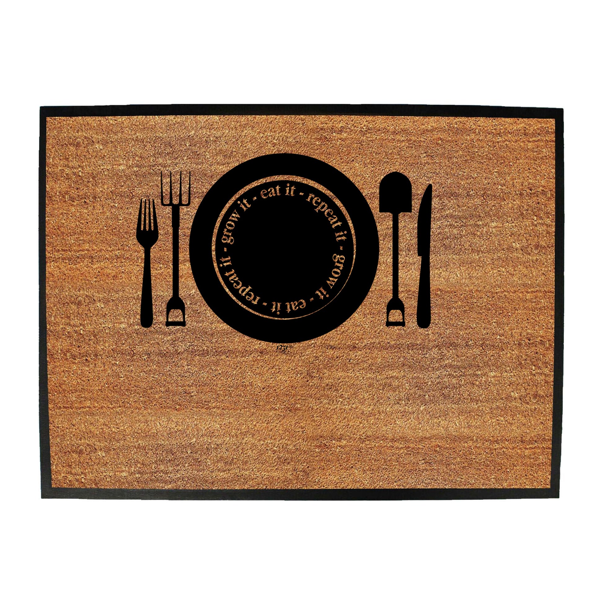 Grow It Eat It Repeat - Funny Novelty Doormat