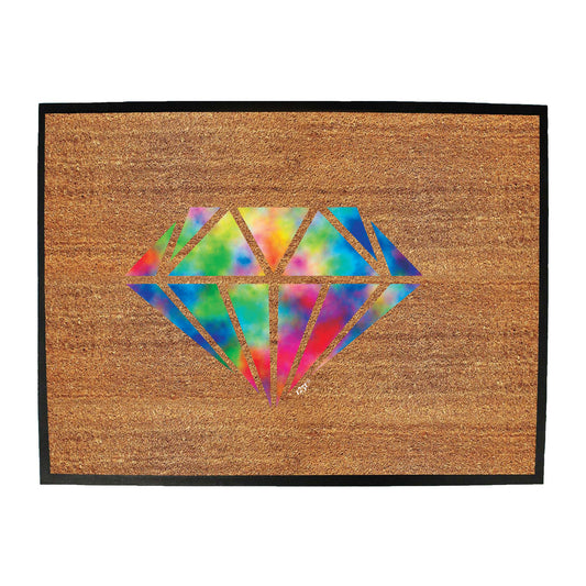 Acid Diamond Retro - Funny Novelty Doormat