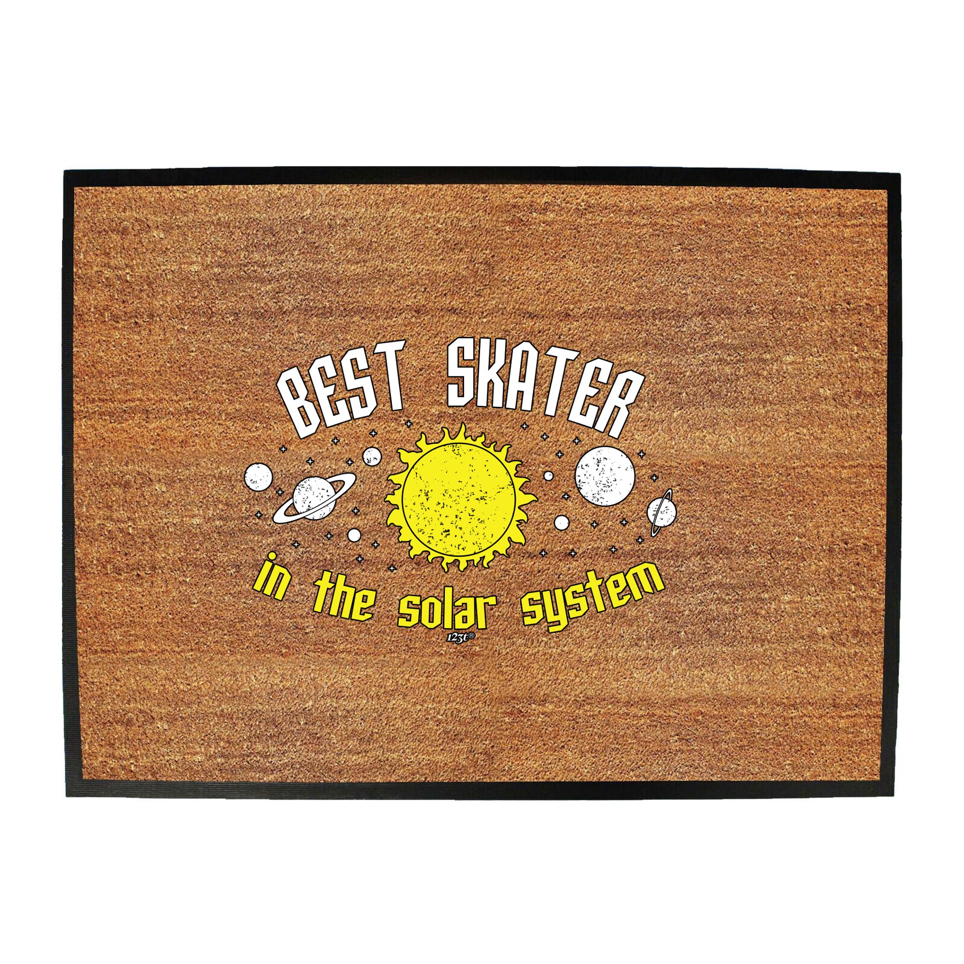 Best Skater Solar System - Funny Novelty Doormat