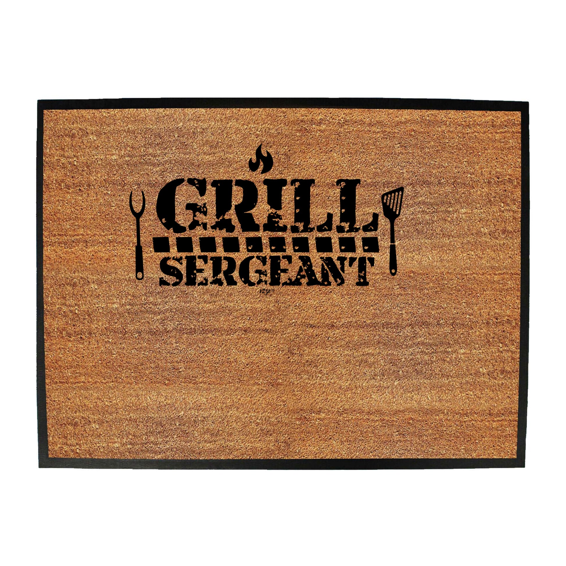 Grill Sergant Bbq Barbeque Cooking - Funny Novelty Doormat
