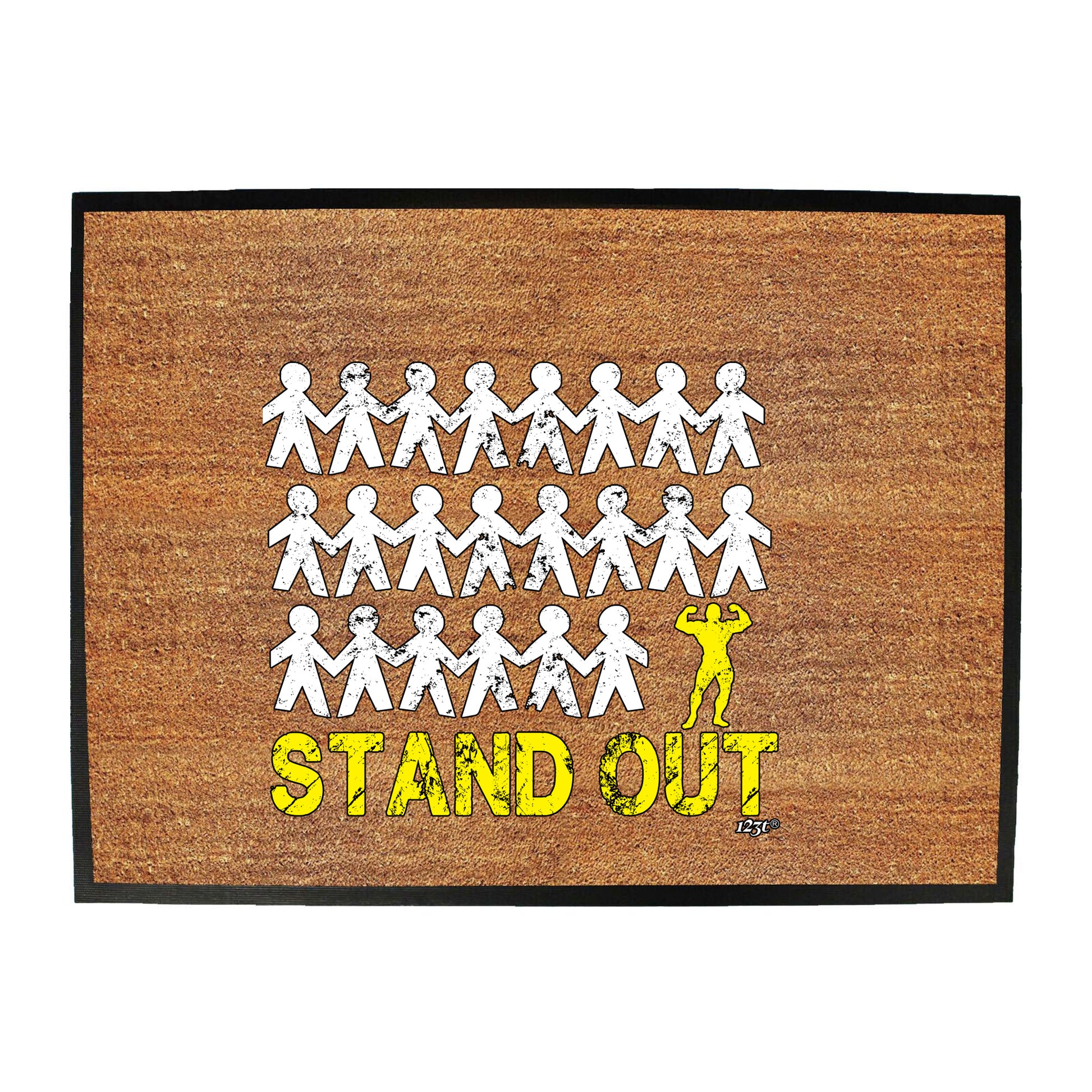 Stand Out Bodybuilder - Funny Novelty Doormat
