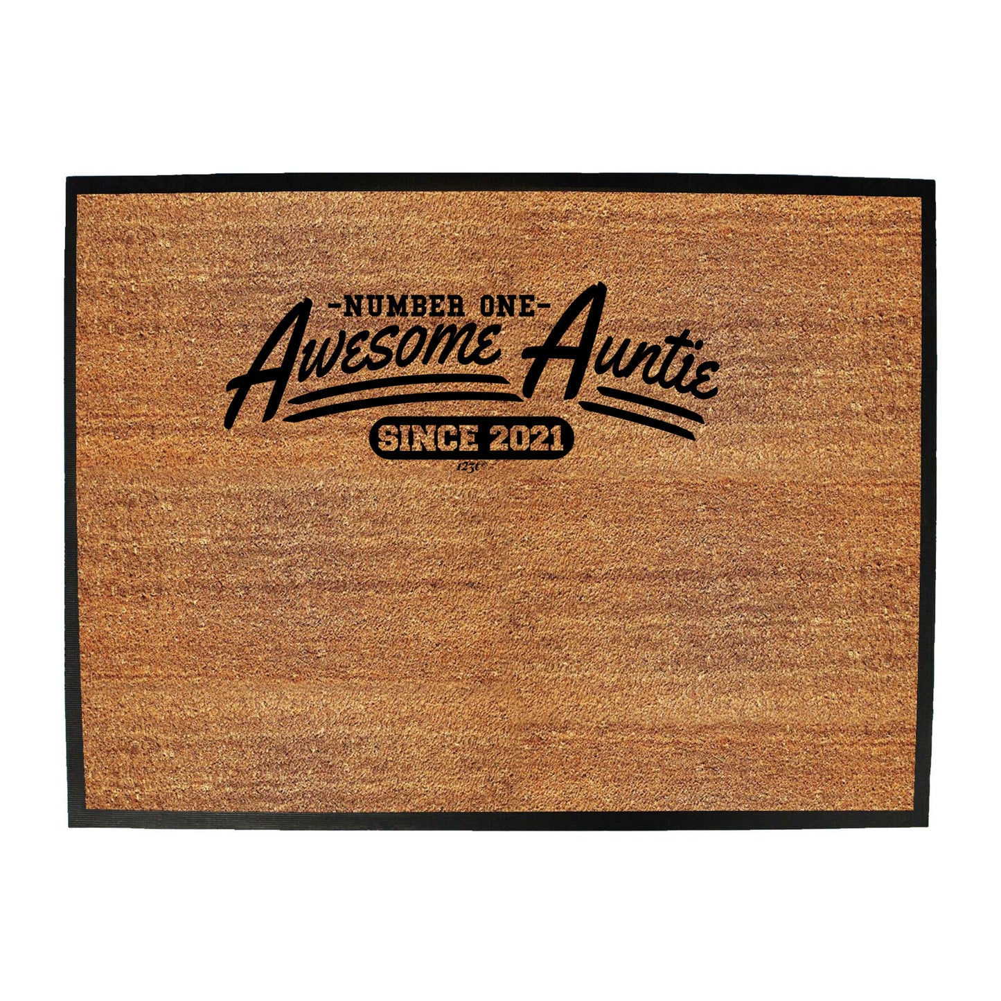 2021 Awesome Auntie Since - Funny Novelty Doormat