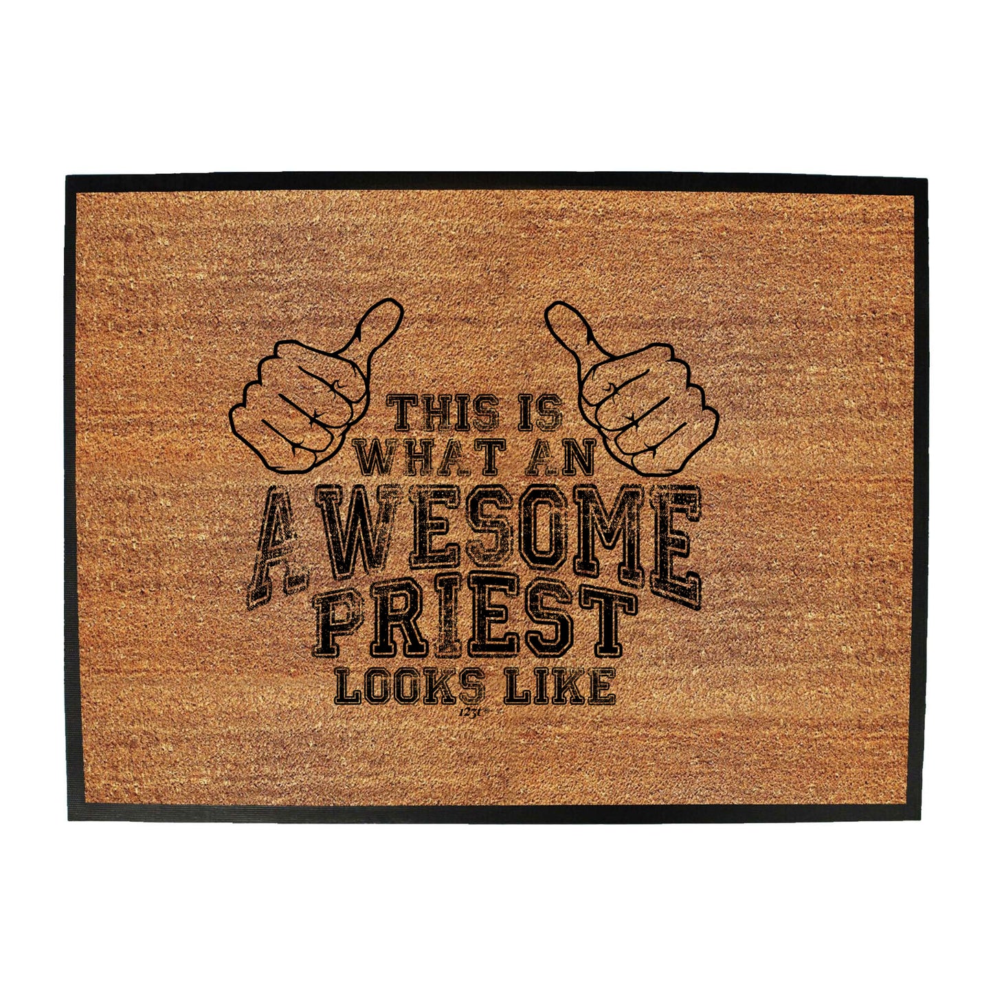 This Is What Awesome Priest - Funny Novelty Doormat