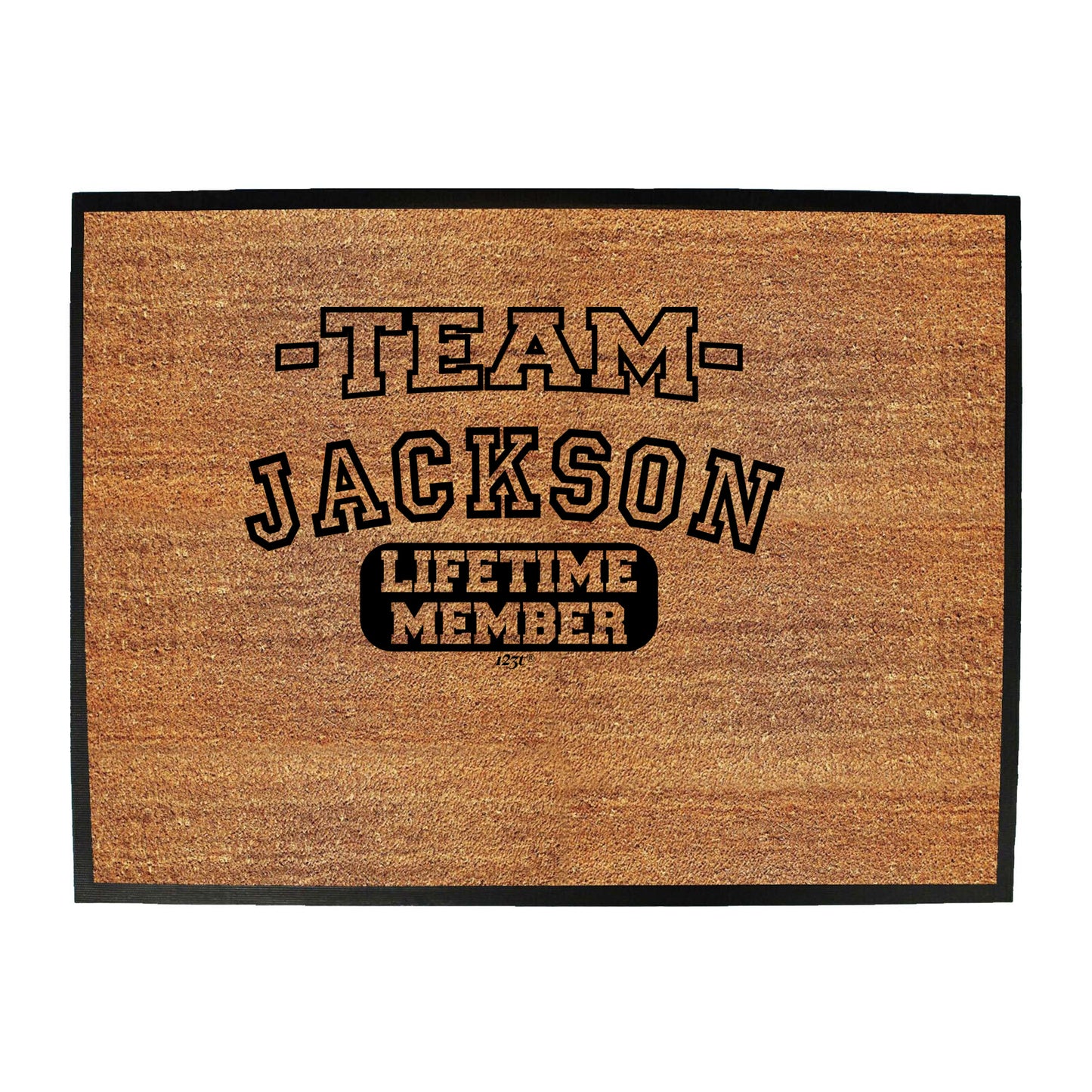 Jackson V2 Team Lifetime Member - Funny Novelty Doormat