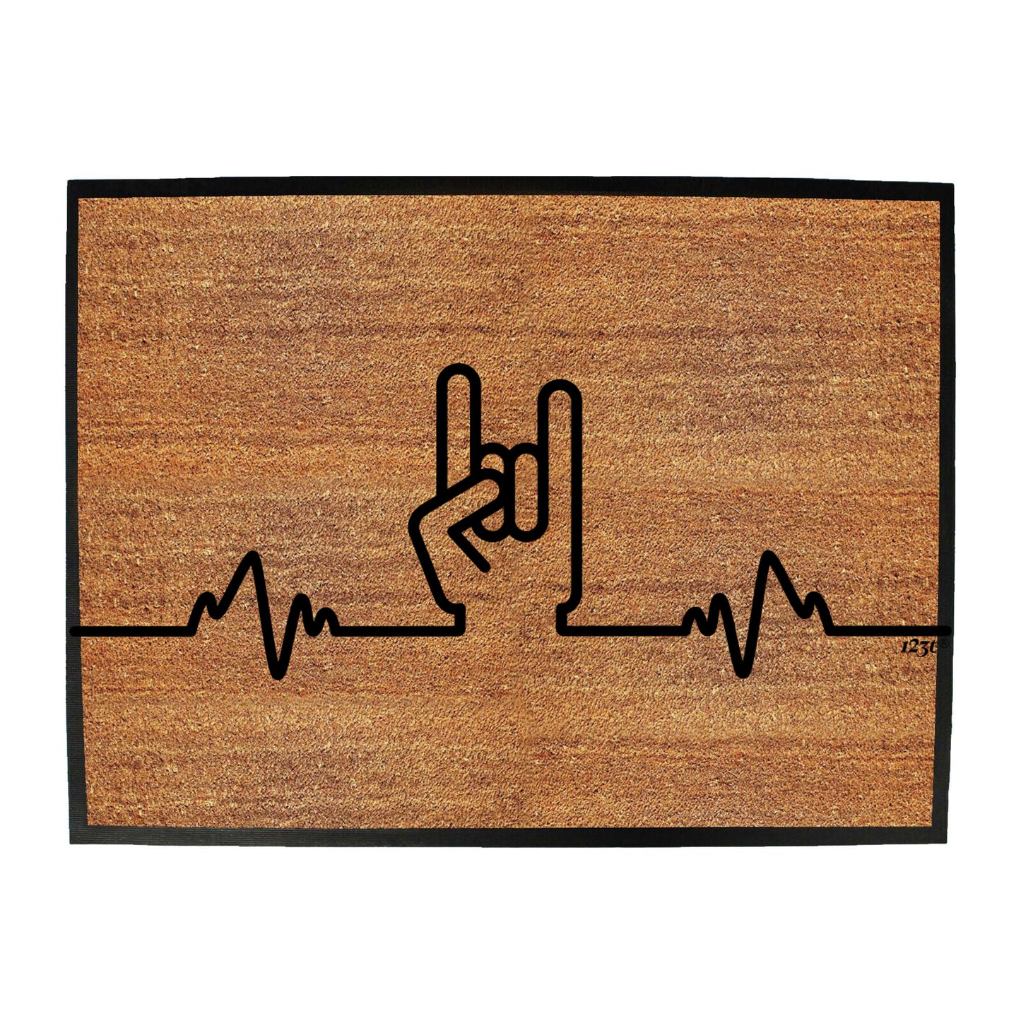 Rock Pulse - Funny Novelty Doormat