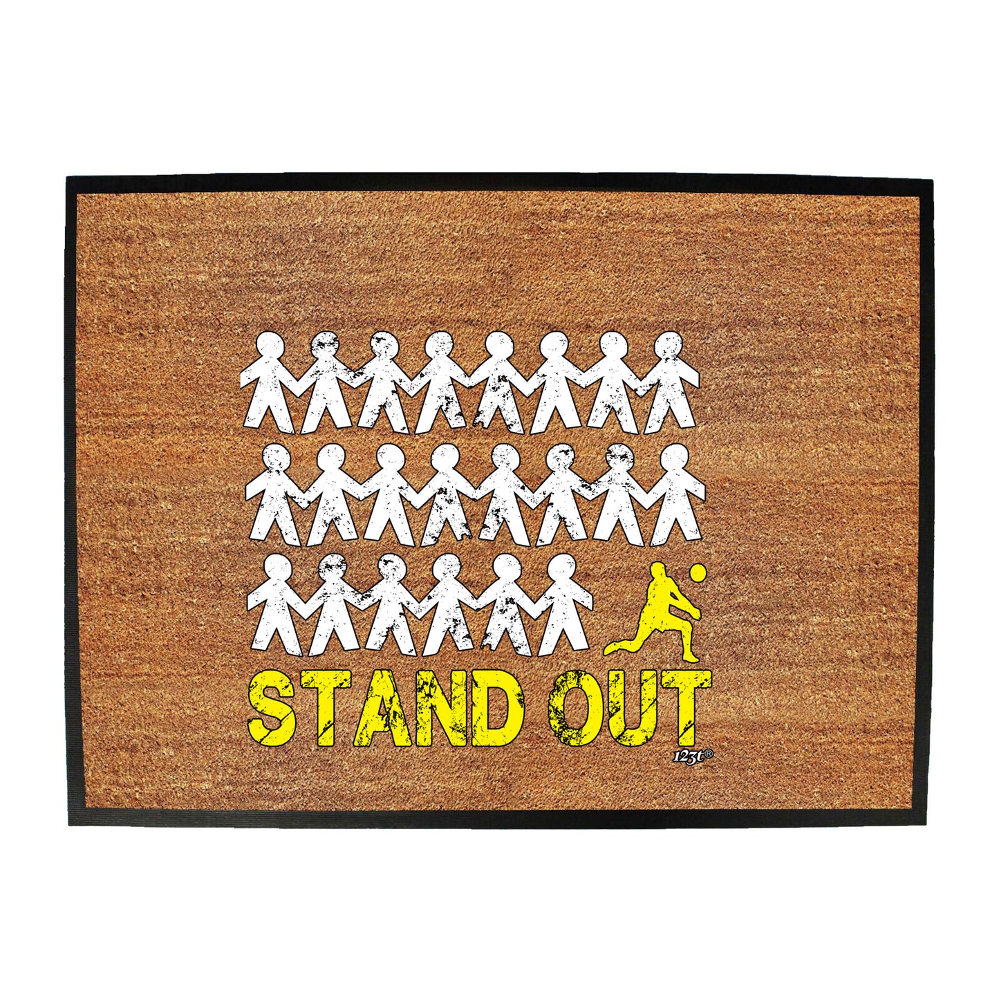 Stand Out Volleyball - Funny Novelty Doormat