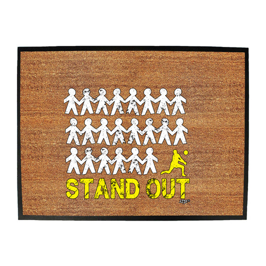 Stand Out Volleyball - Funny Novelty Doormat