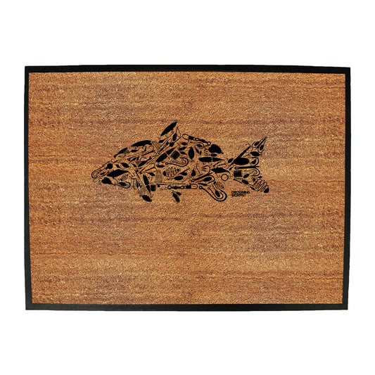 Dw Fishing Hook Carp - Funny Novelty Doormat