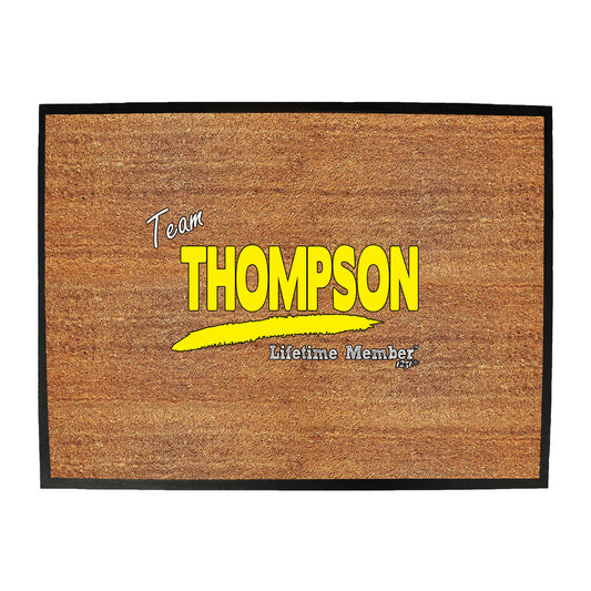 Thompson V1 Lifetime Member - Funny Novelty Doormat