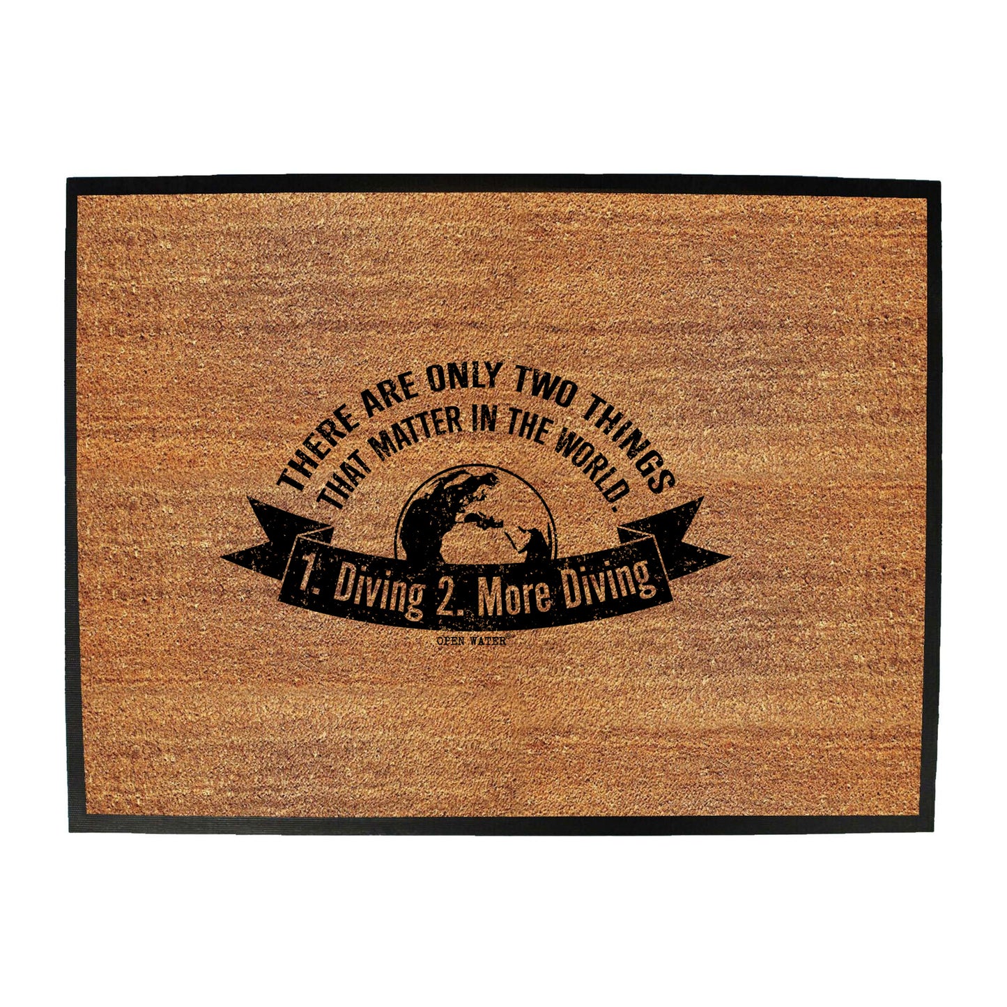 Ow There Are Two Things - Funny Novelty Doormat