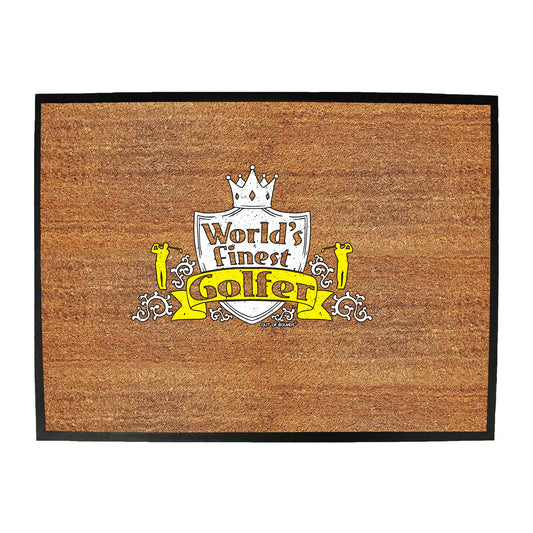 Oob Worlds Finest Golfer - Funny Novelty Doormat