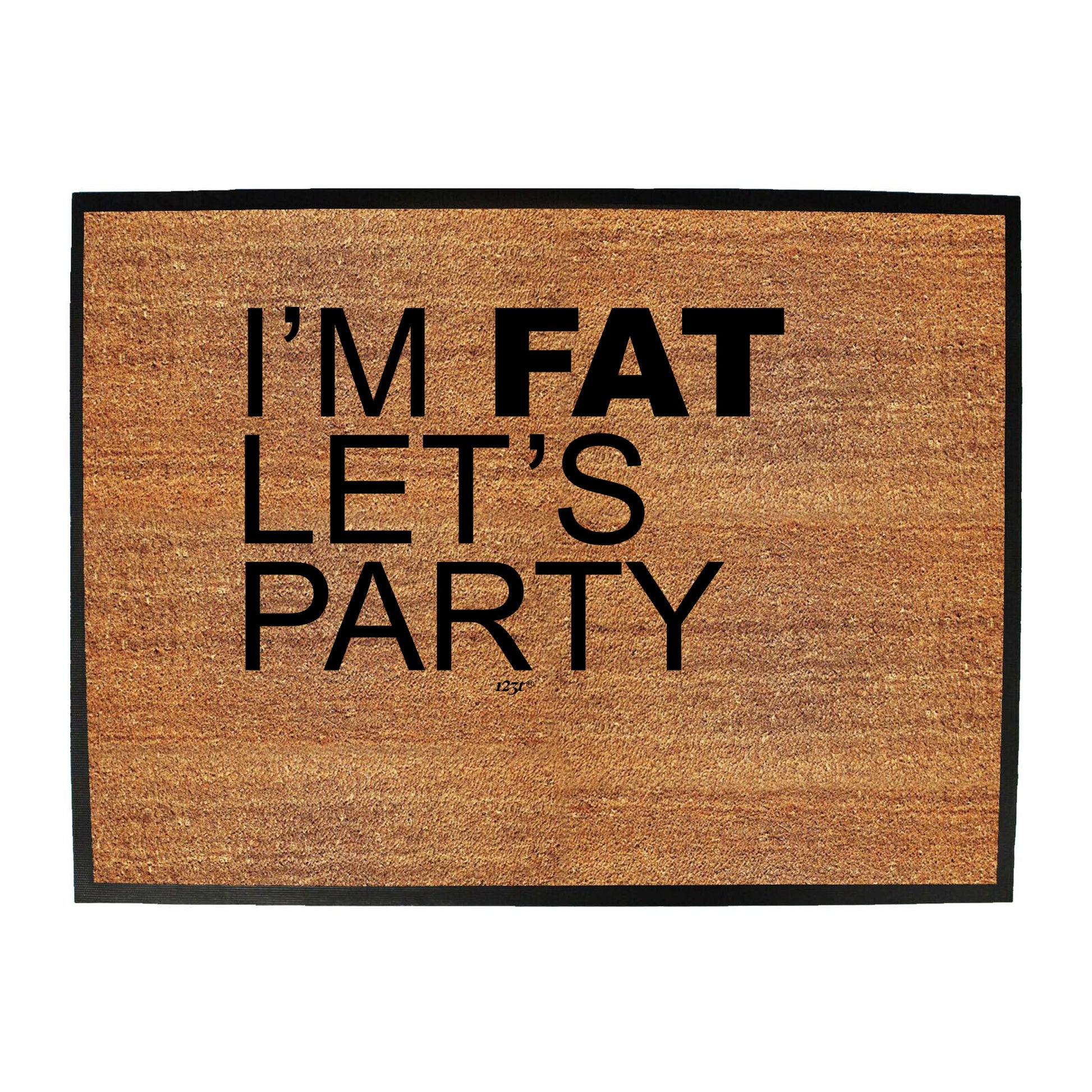 Lets Party - Funny Novelty Doormat