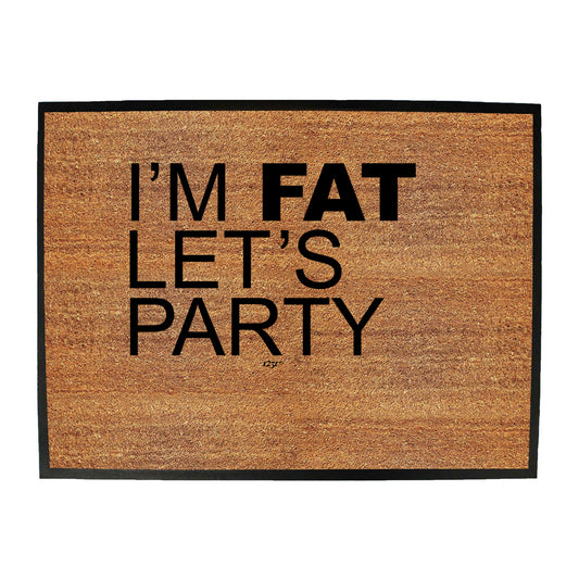 Lets Party - Funny Novelty Doormat