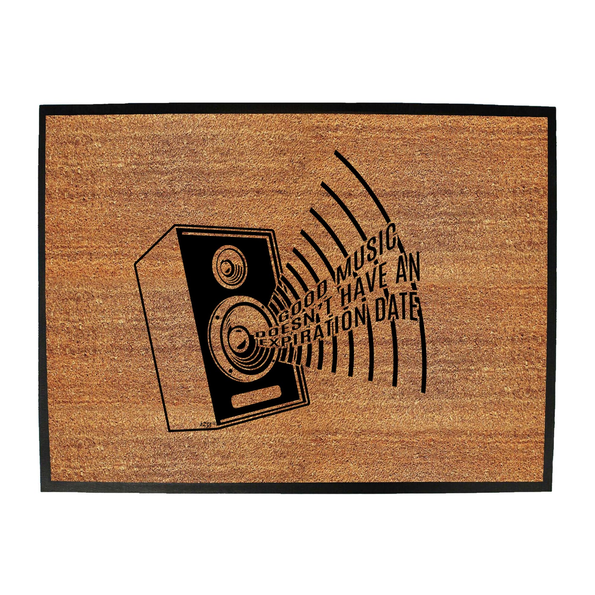 Good Music Expiration Date - Funny Novelty Doormat