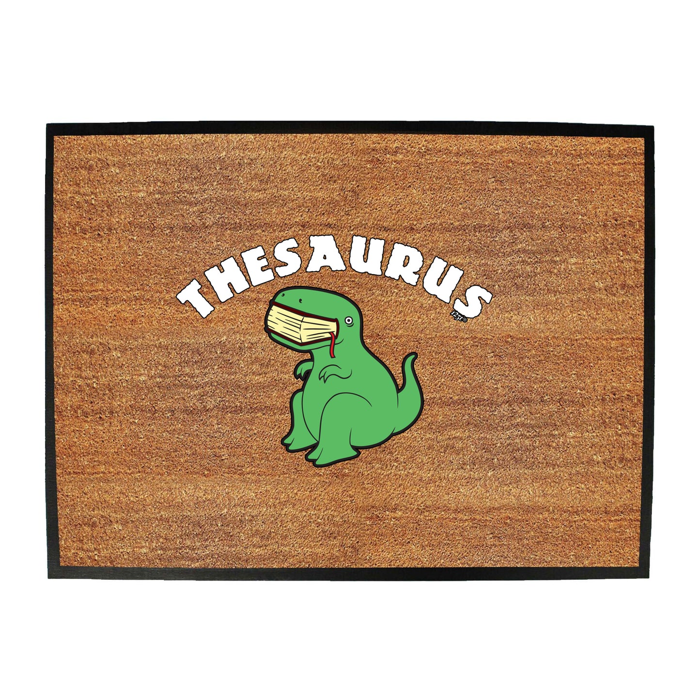 Thesaurus Dinosaur - Funny Novelty Doormat