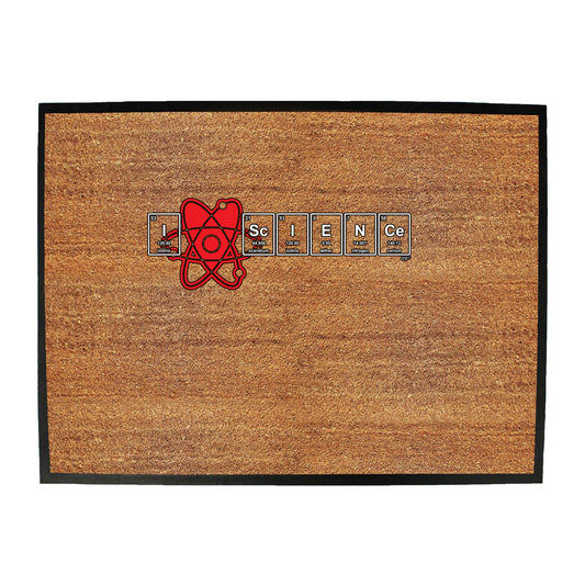 Love Science Periodic - Funny Novelty Doormat