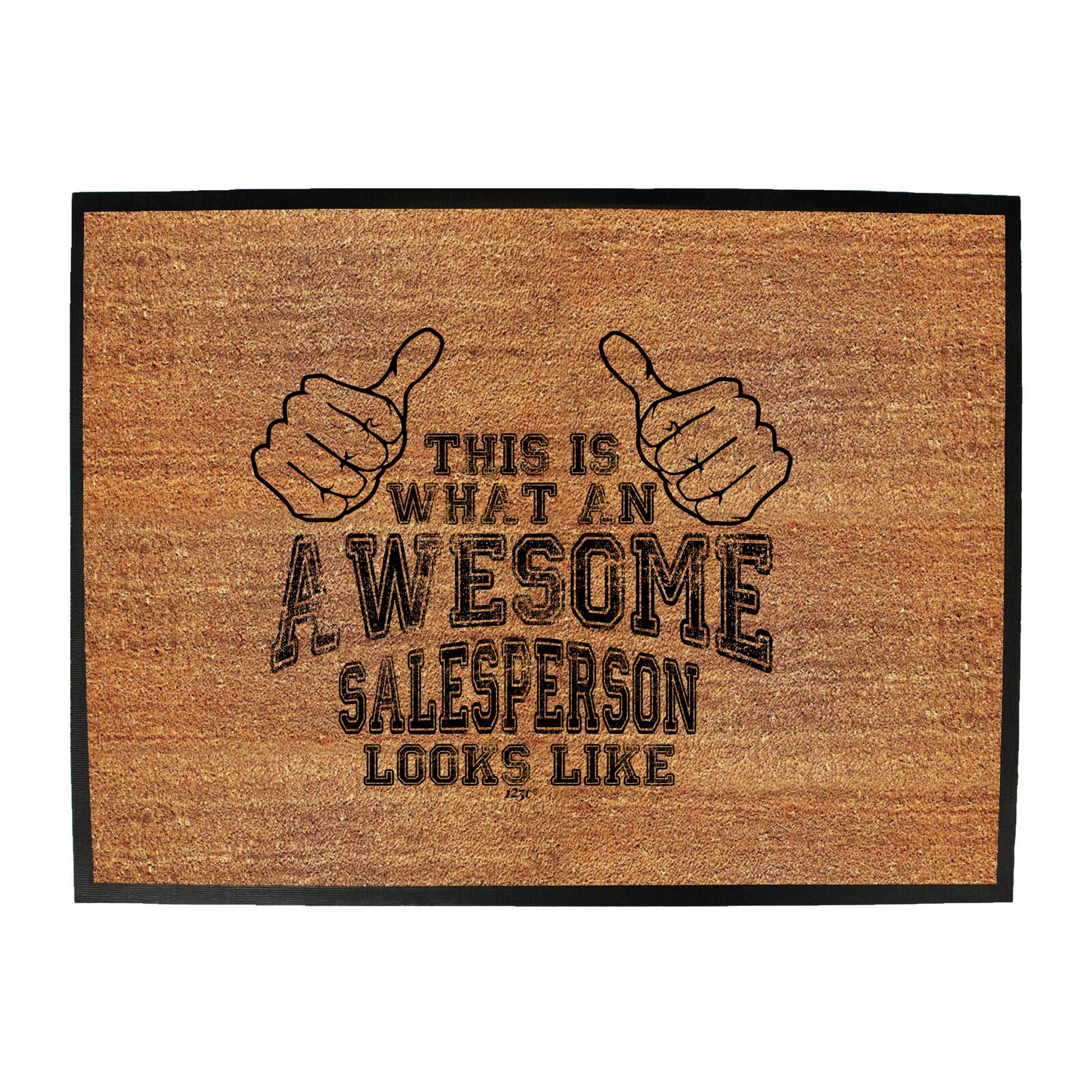 This Is What Awesome Salesperson - Funny Novelty Doormat