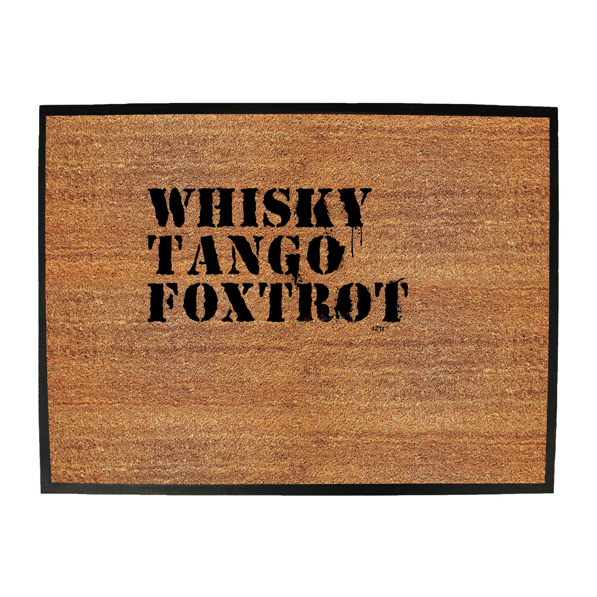 Whisky Tango Foxtrot - Funny Novelty Doormat