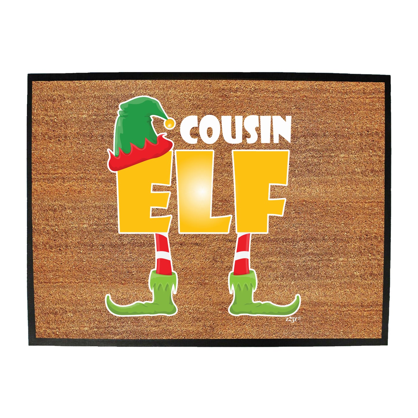 Elf Cousin - Funny Novelty Doormat