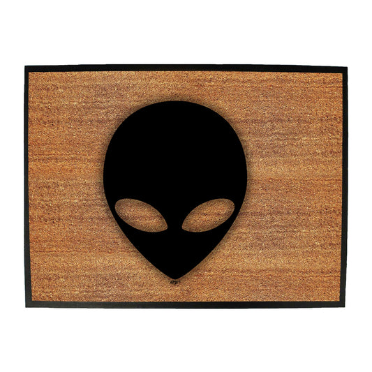 Alien Head Glow In The Dark - Funny Novelty Doormat