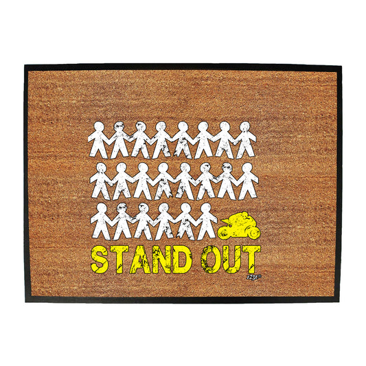 Stand Out Racing Motorbike - Funny Novelty Doormat