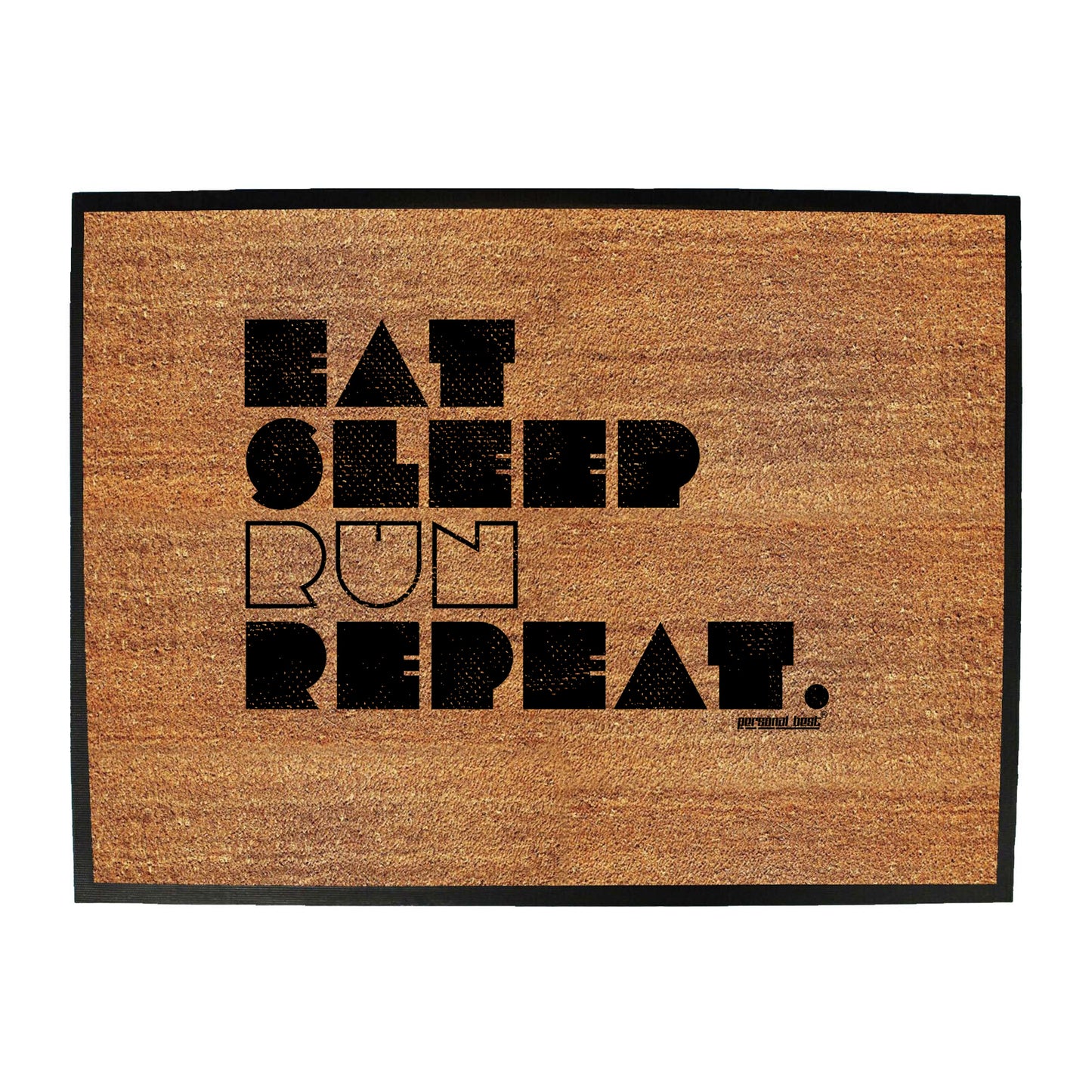 Pb Eat Sleep Run Repeat - Funny Novelty Doormat