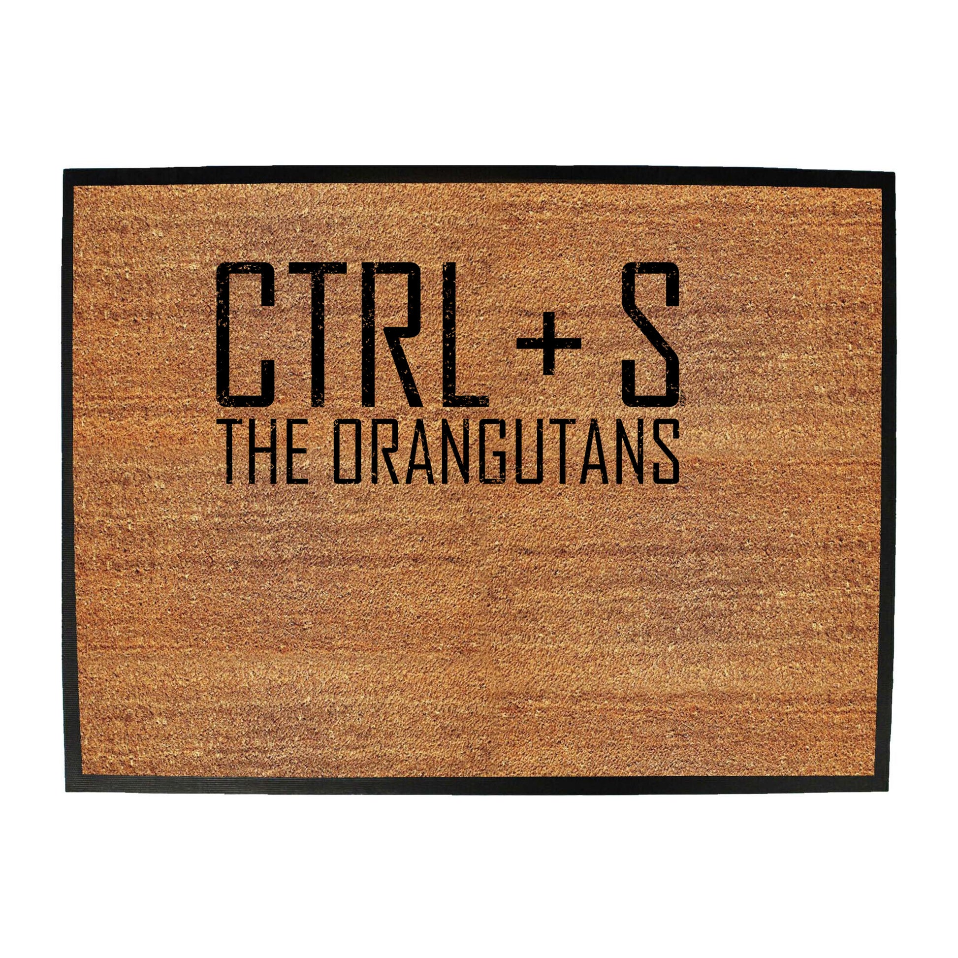 Ctrl S Save The Orangutans - Funny Novelty Doormat