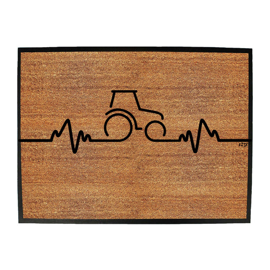 Tractor Pulse - Funny Novelty Doormat