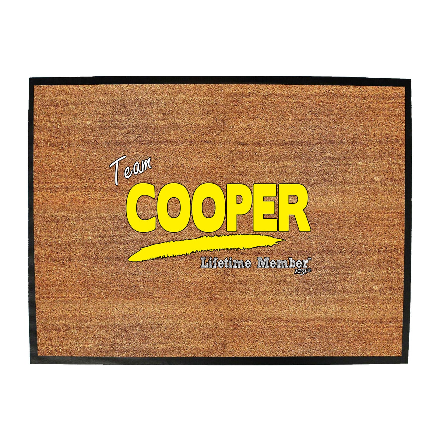 Cooper V1 Lifetime Member - Funny Novelty Doormat