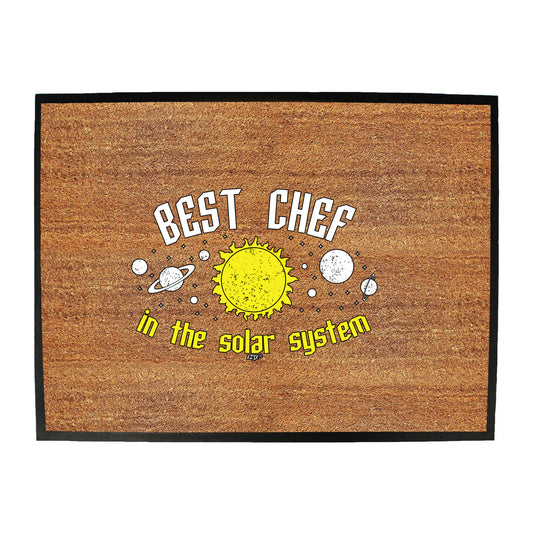 Best Chef Solar System - Funny Novelty Doormat