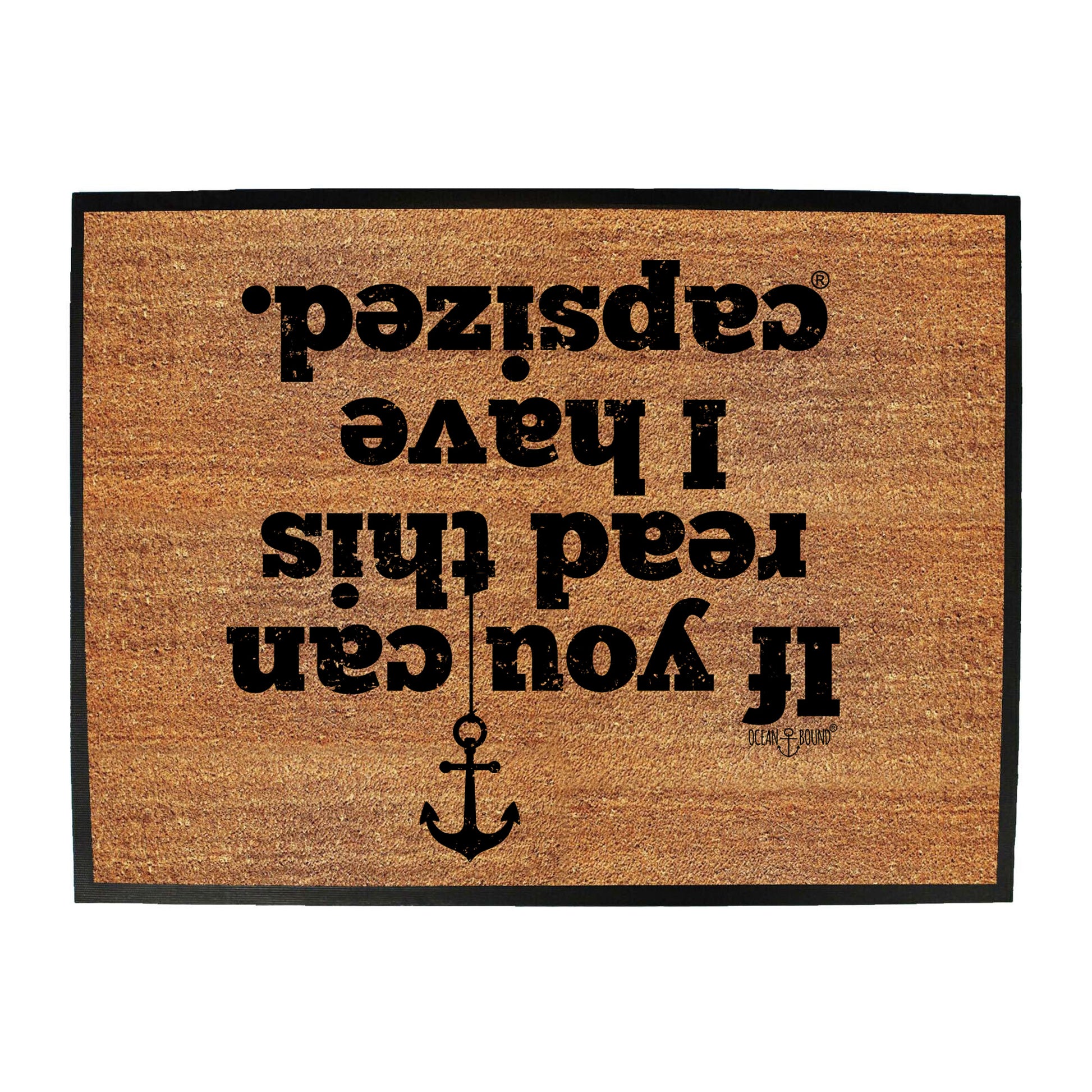 Ob Capsized - Funny Novelty Doormat