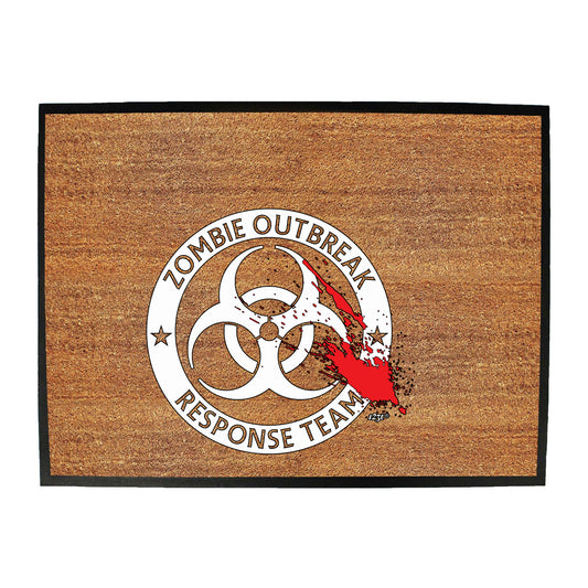 Zombie Outbreak Response Team - Funny Novelty Doormat