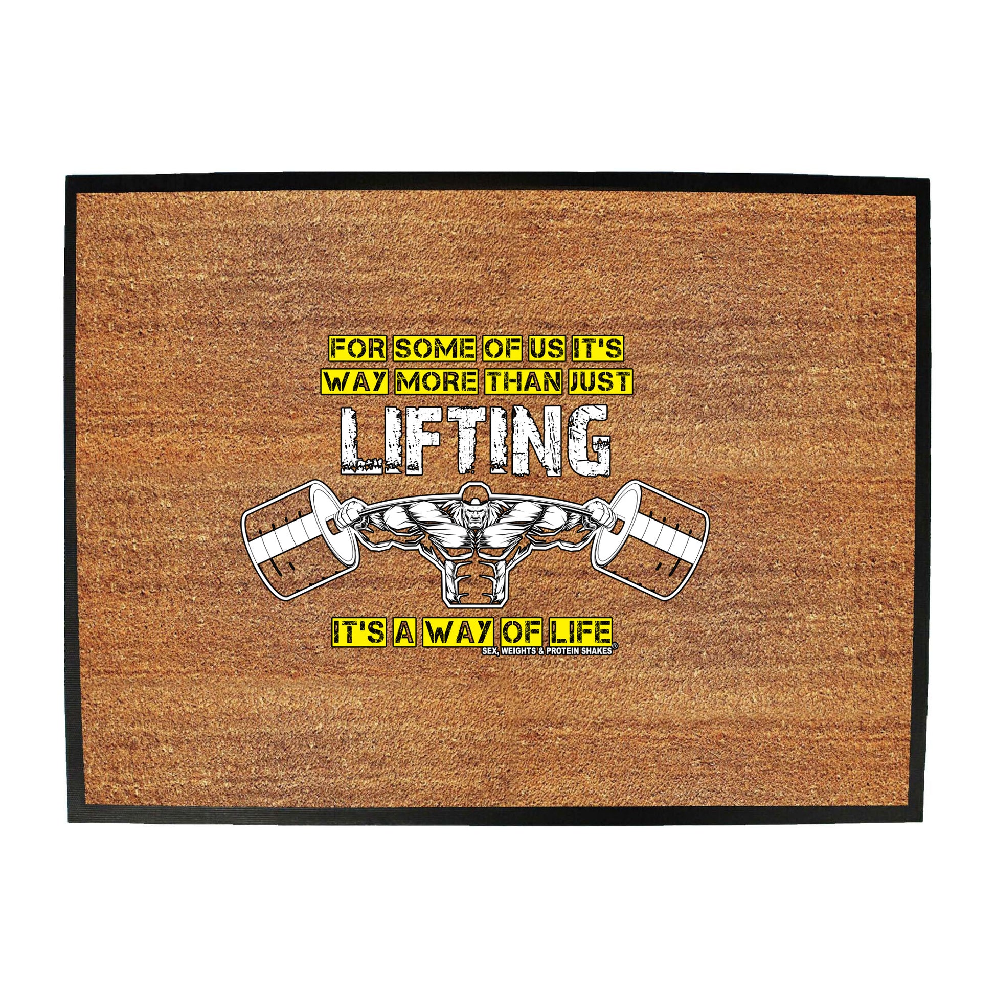 Gym Waymore Than Just Lifting - Funny Novelty Doormat