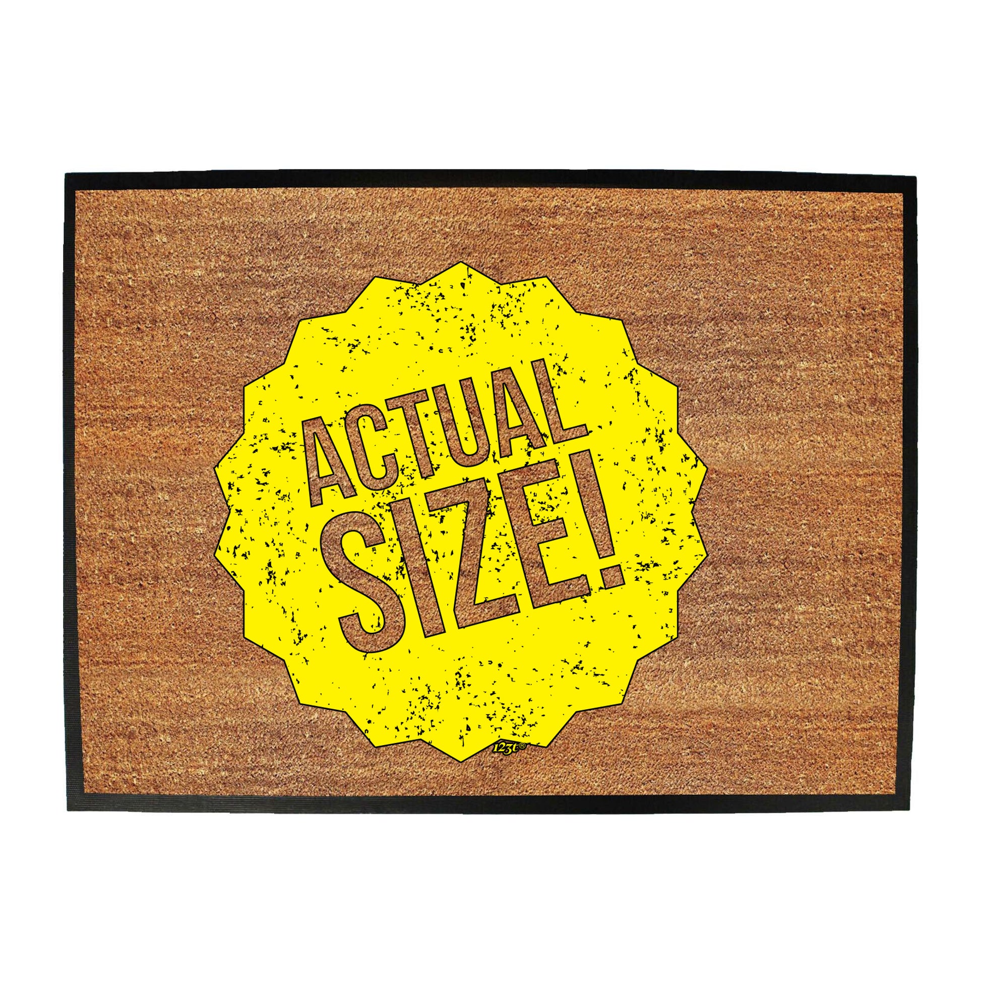 Actual Size - Funny Novelty Doormat