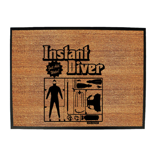 Ow Instant Diver - Funny Novelty Doormat