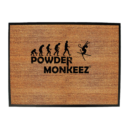 Pm Powder Monkeez Evolution - Funny Novelty Doormat