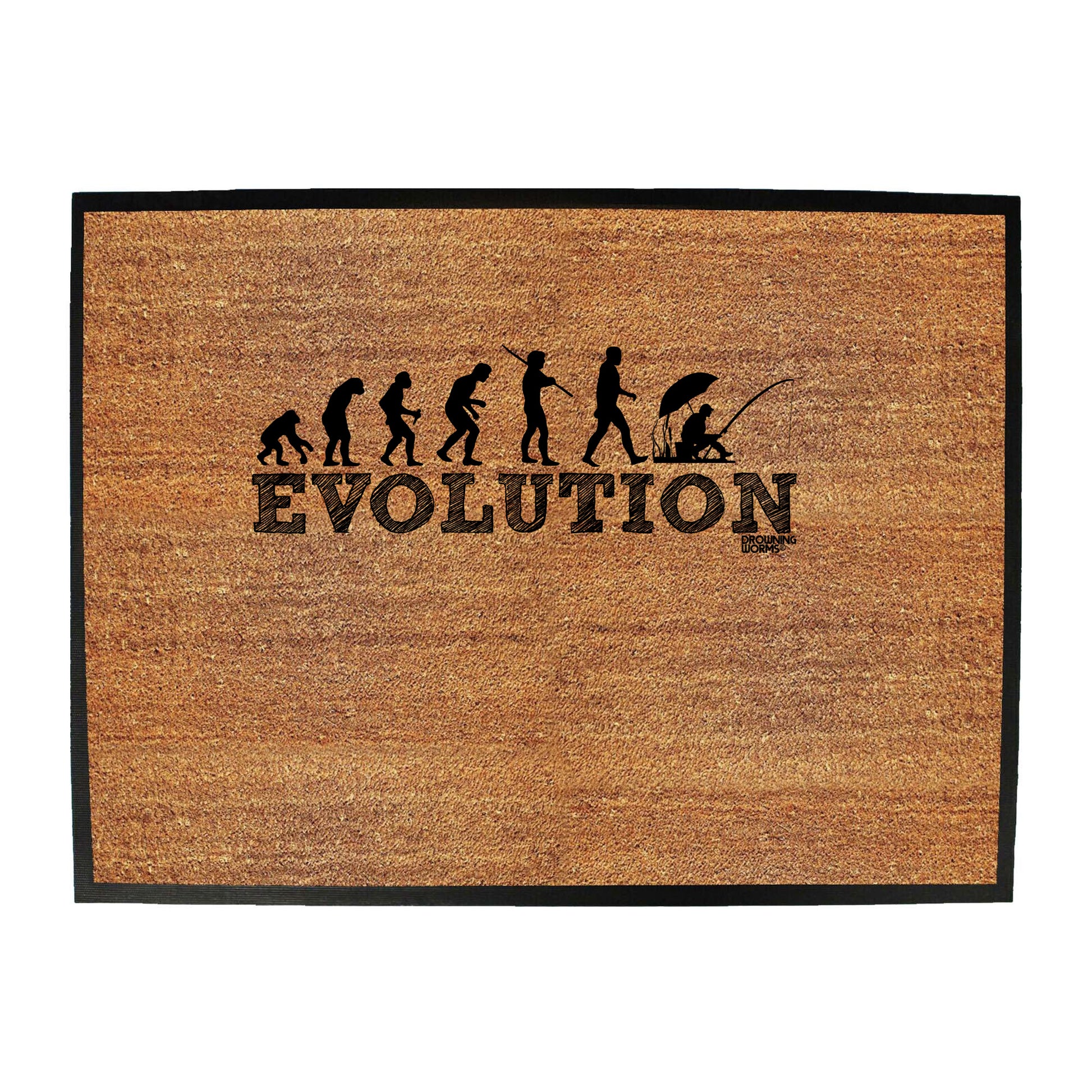 Dw Evolution Fishing - Funny Novelty Doormat