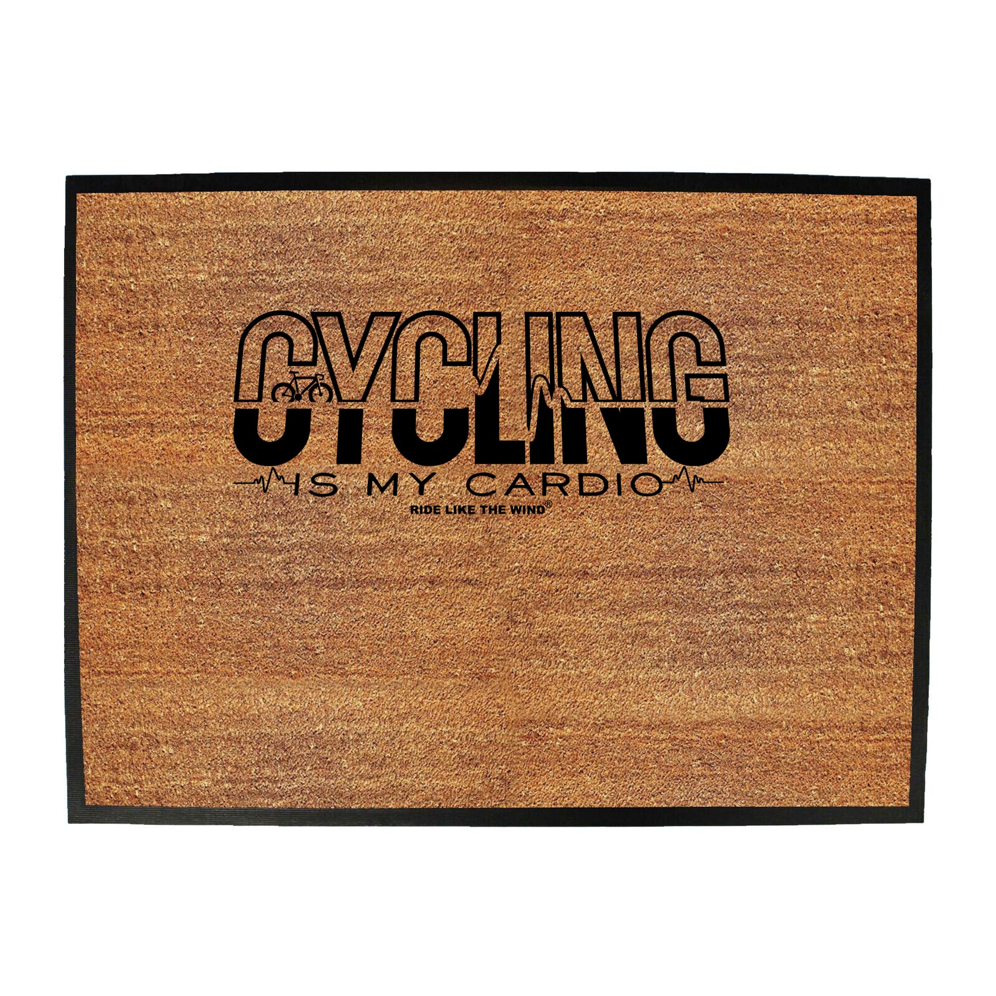 Rltw Cycling Is My Cardio - Funny Novelty Doormat