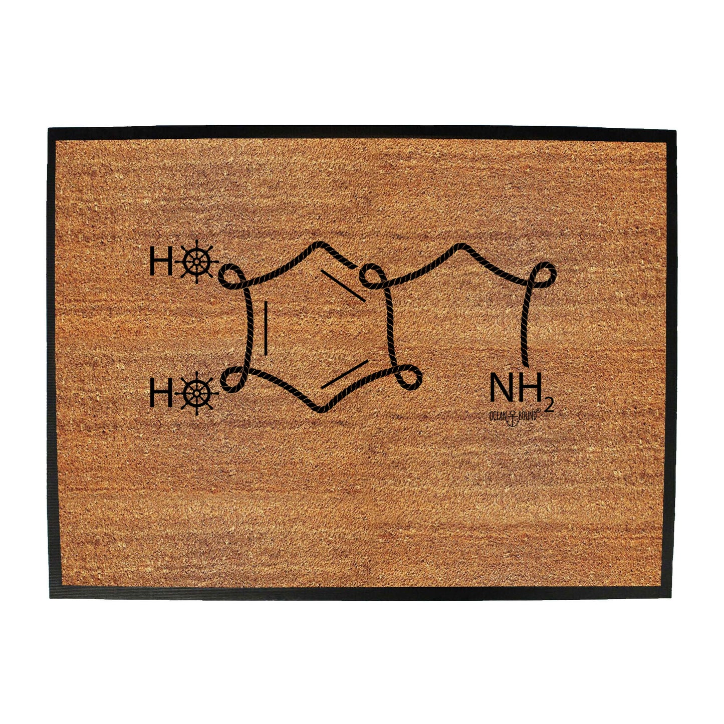 Ob Nh2 Sailing Chemical Structure - Funny Novelty Doormat