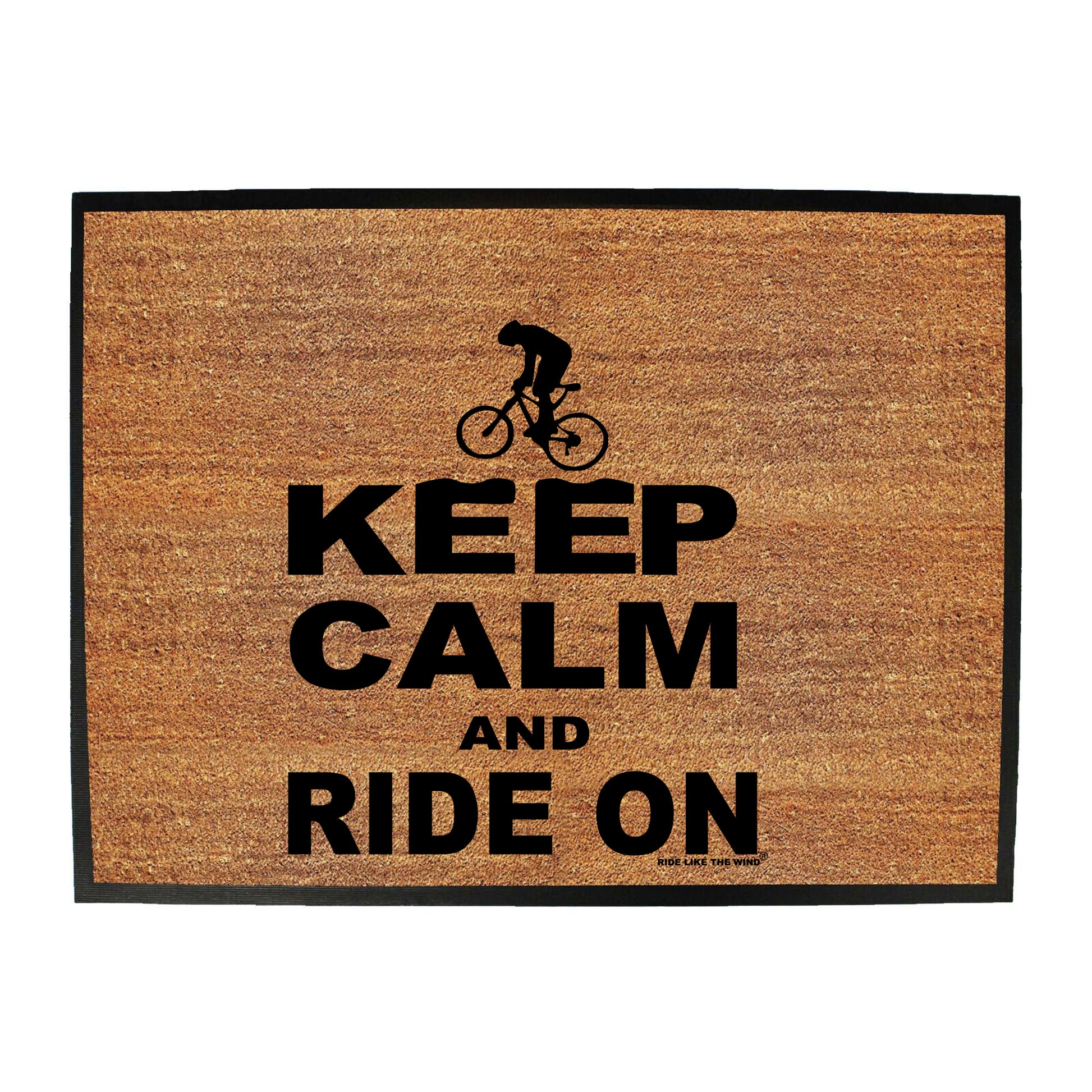 Rltw Keep Calm And Ride On - Funny Novelty Doormat