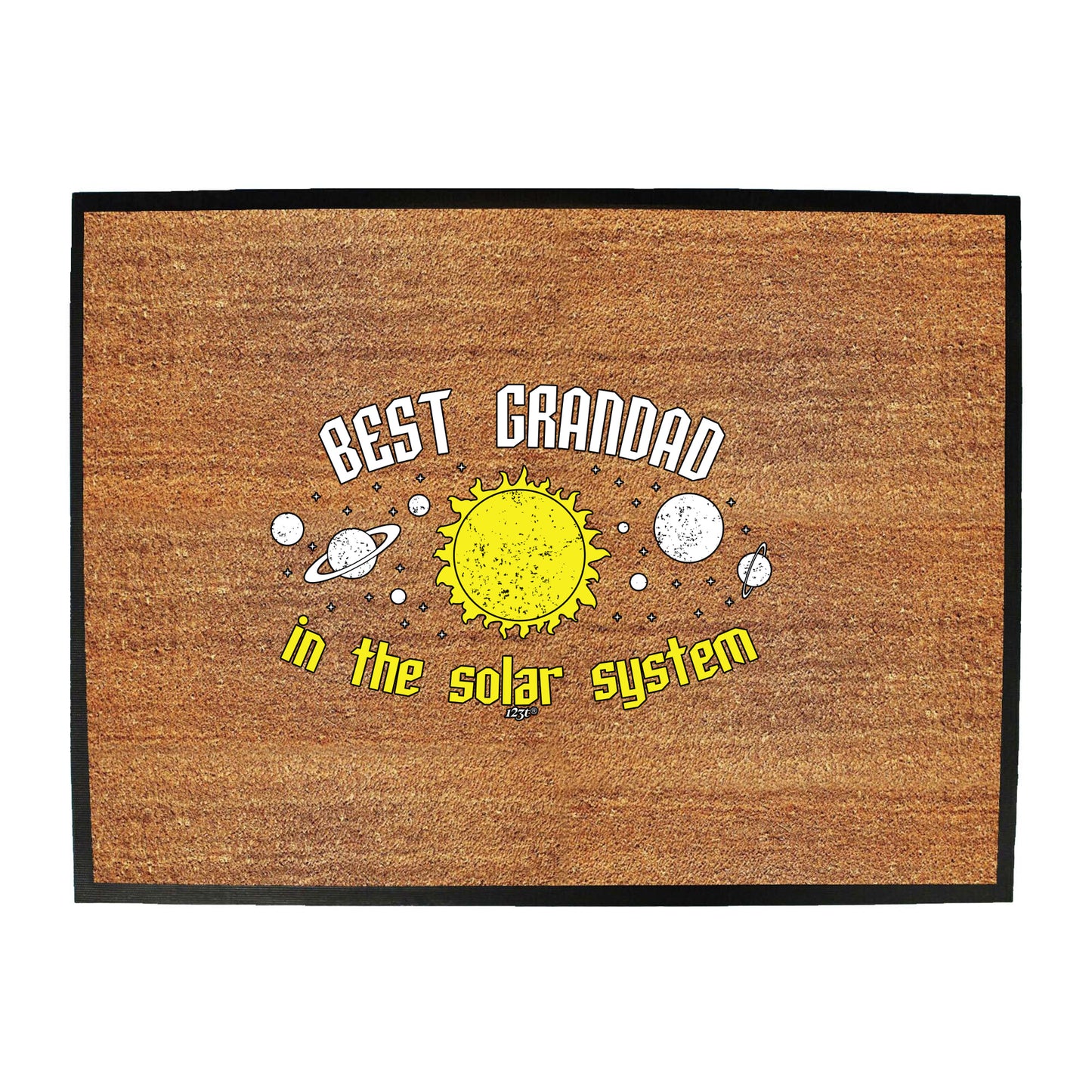 Best Grandad Solar System - Funny Novelty Doormat